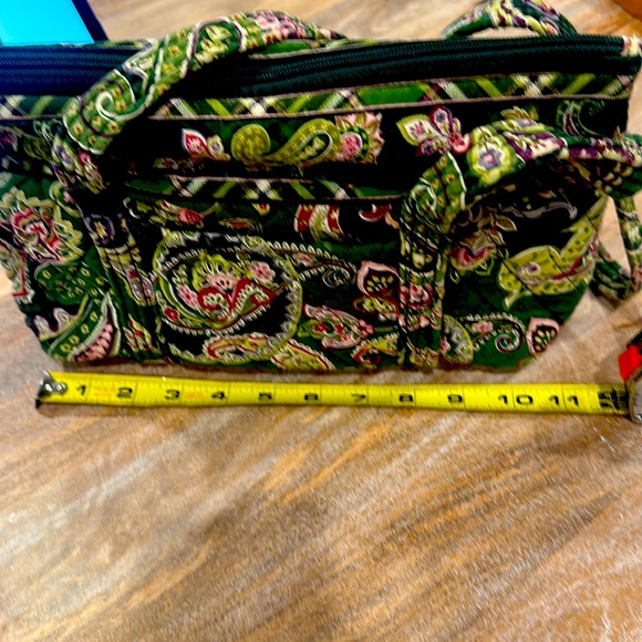 Vera Bradley Chelsea Green Paisley shoulder bag/tote - Picture 10 of 12